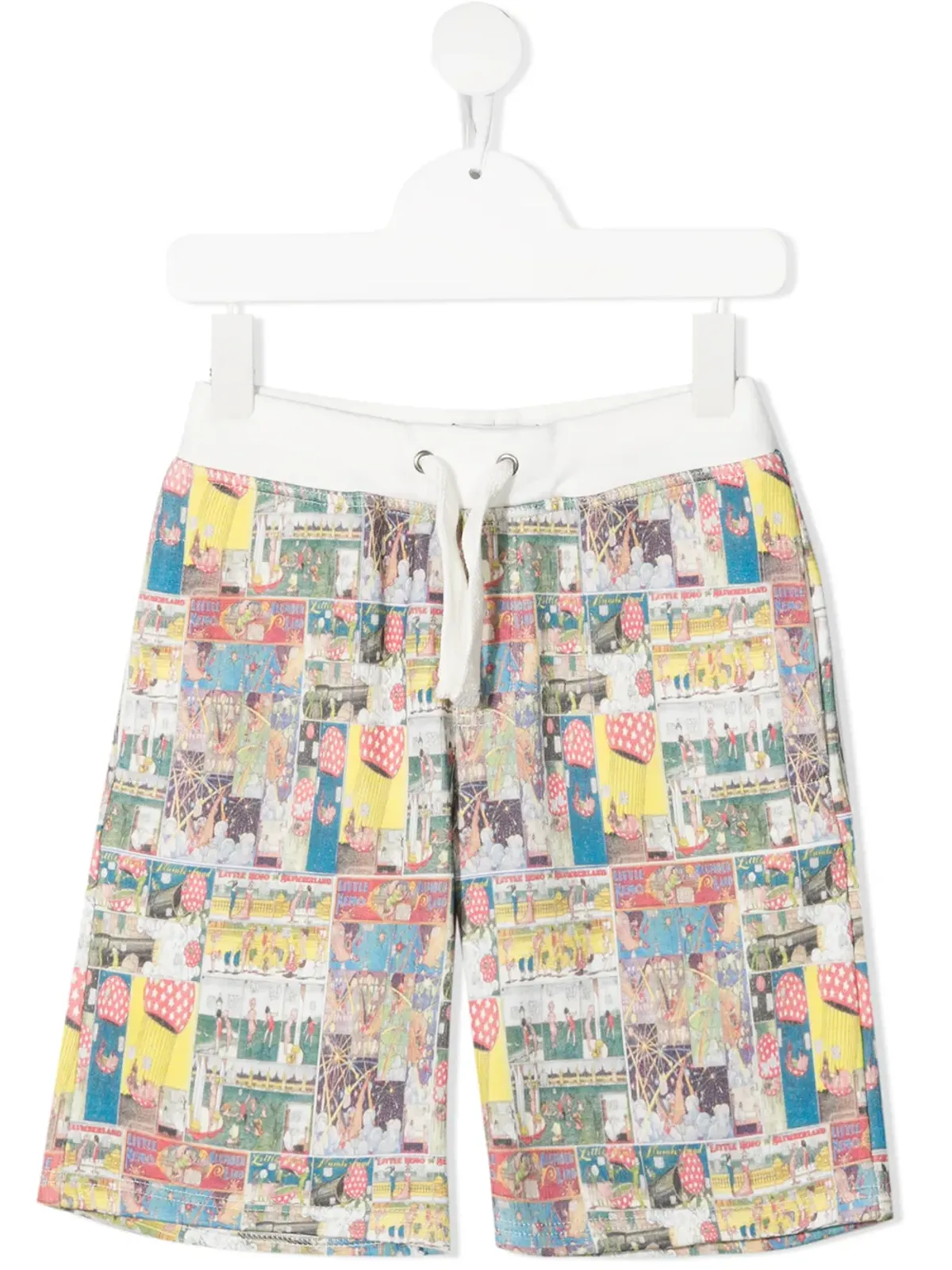 Lanvin Enfant グラフィックプリント トラックショーツ - 画像1