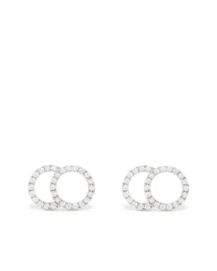 Courbet CELESTE 大粒 pavé ラボラトリーグローン ダイヤモンド セット スタッド イヤリング - シルバー - サムネイル1
