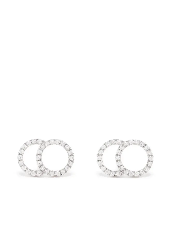 Courbet Courbet CELESTE 大粒 pavé ラボラトリーグローン ダイヤモンド セット スタッド イヤリング - シルバーの商品画像