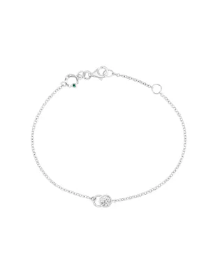 Courbet 18kt リサイクルホワイトゴールド ラボグロウン ダイヤモンド COチェーン ブレスレット - サムネイル1
