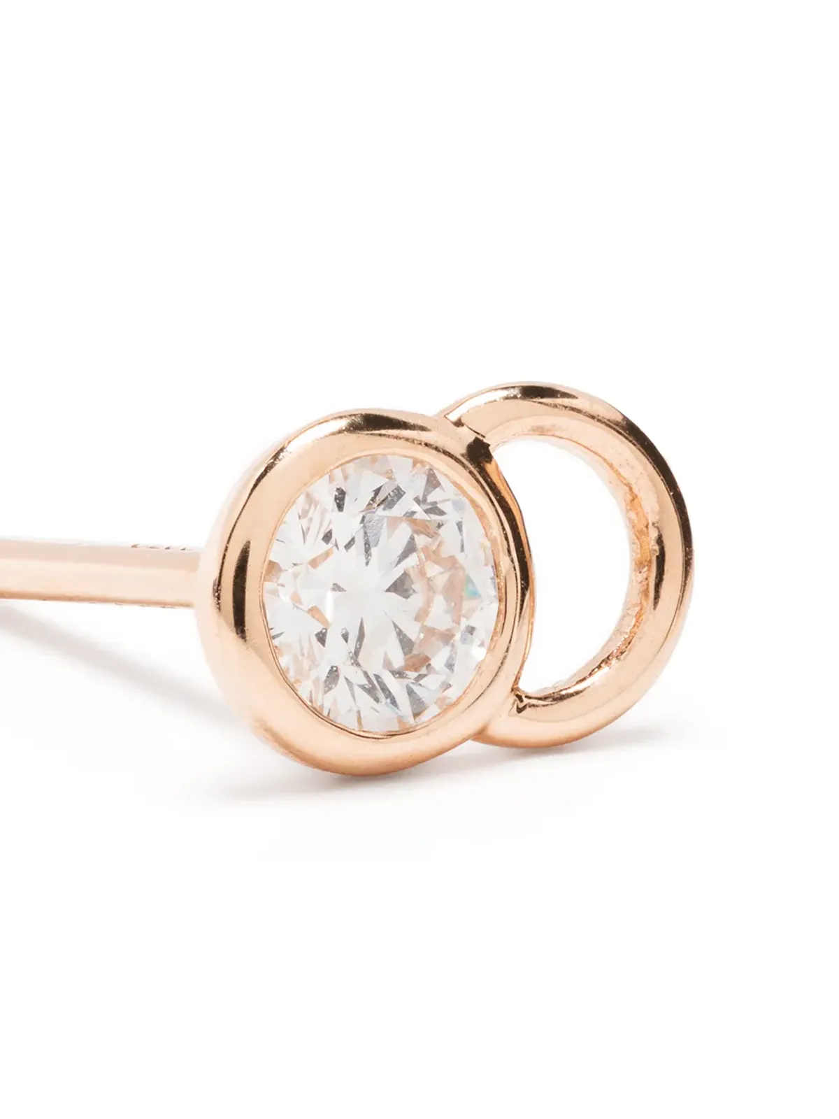 Courbet 18K リサイクル ローズゴールド ダイヤモンド スタッドピアス - ピンク - 画像3