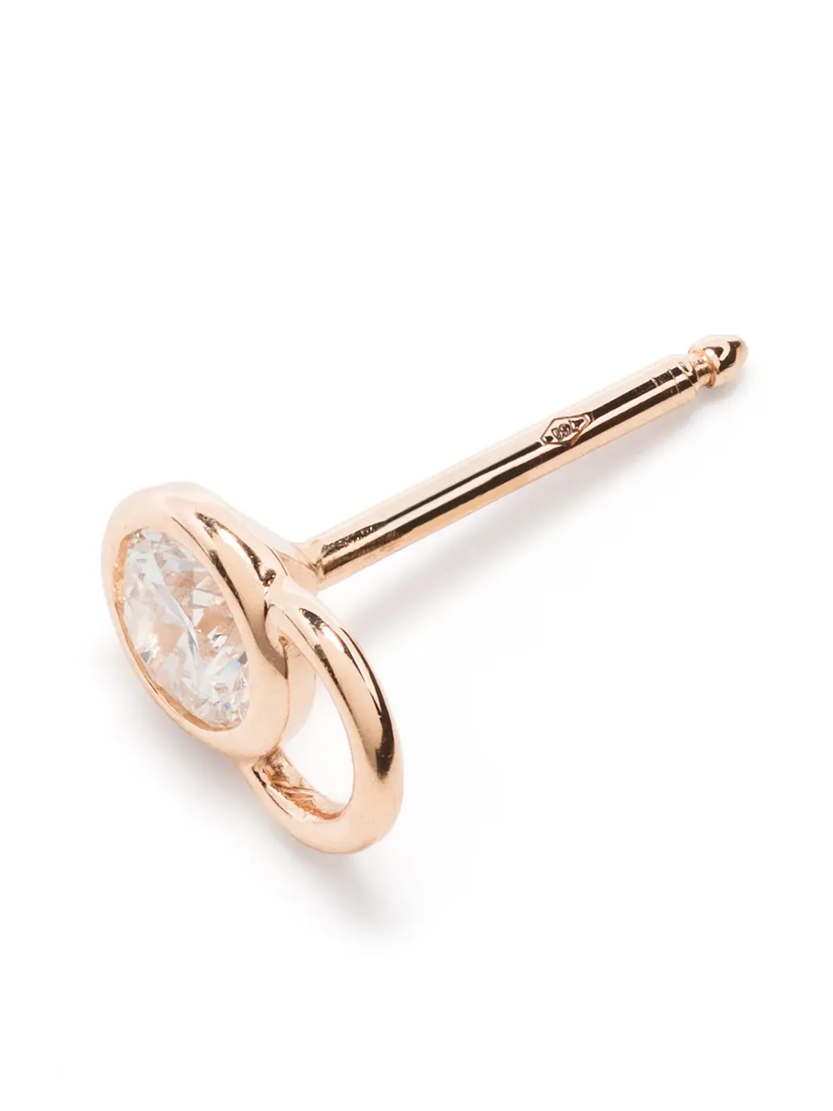Courbet 18K リサイクル ローズゴールド ダイヤモンド スタッドピアス - ピンク - 画像4