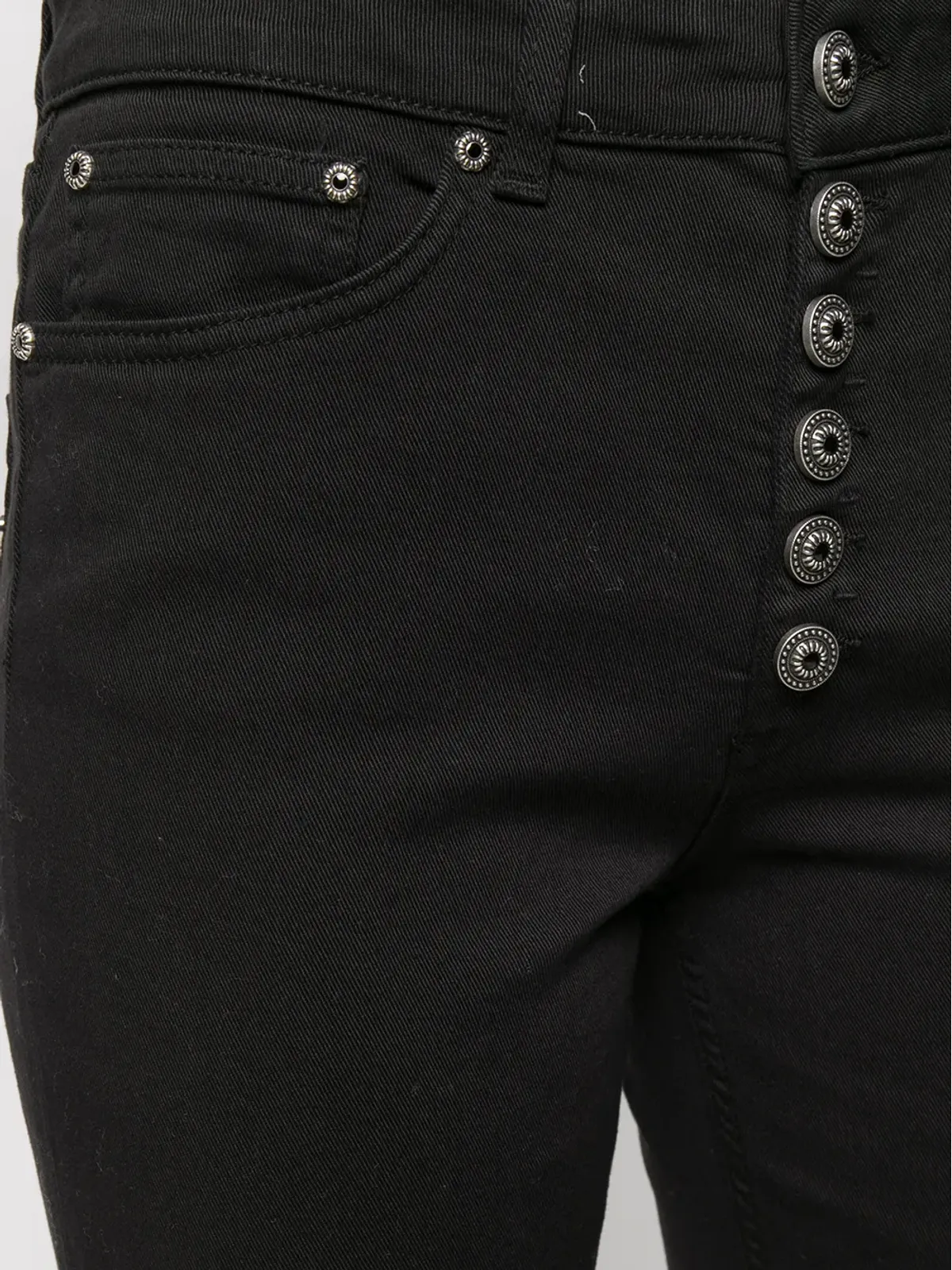 DONDUP ストレートレッグ クロップドジーンズ - ブラック - 画像5