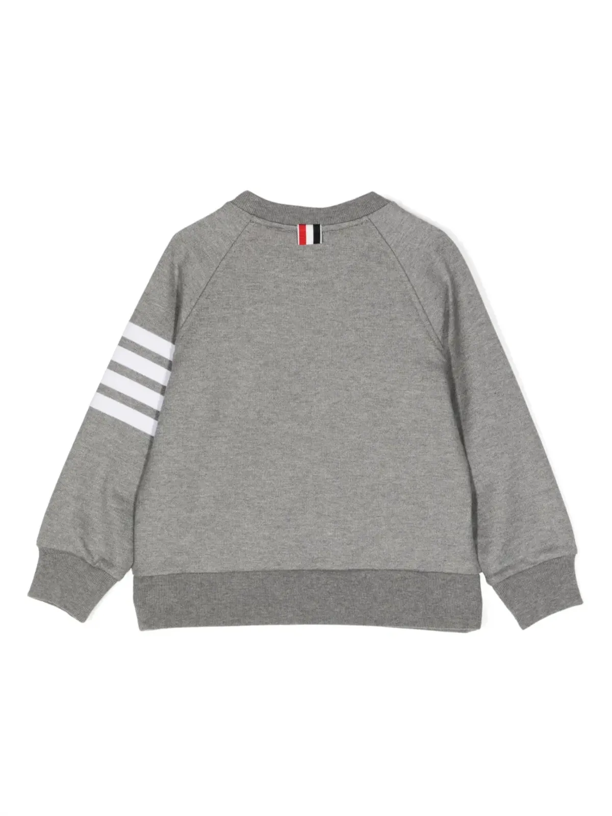 Thom Browne Kids ループバック ジャージー 4-Bar スウェットシャツ - グレー - 画像2