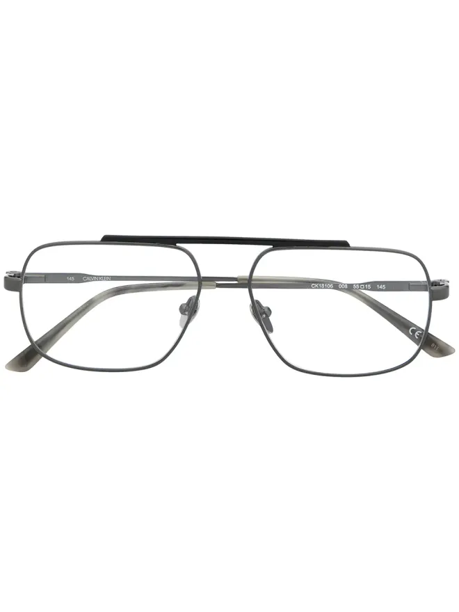 Calvin Klein Calvin Klein CK18106 長方形フレーム眼鏡の商品画像
