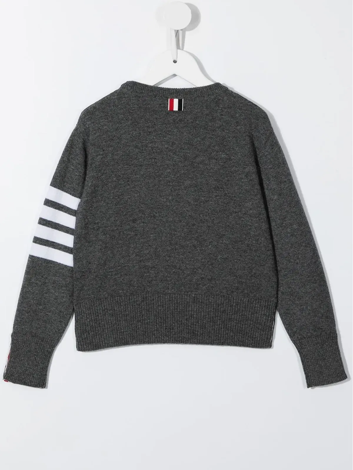 Thom Browne Kids 4-Bar クルーネック カシミア ジャンパー - 画像2