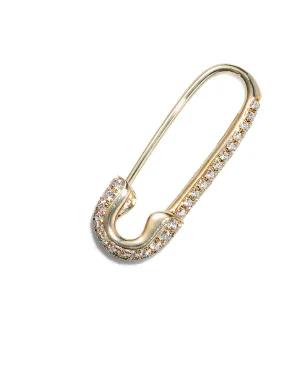 Anita Ko 18K イエローゴールド セーフティピン ピアス - サムネイル2