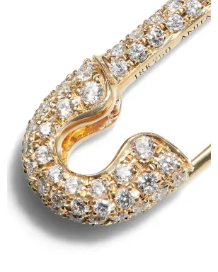 Anita Ko 18K イエローゴールド セーフティピン ピアス - サムネイル3
