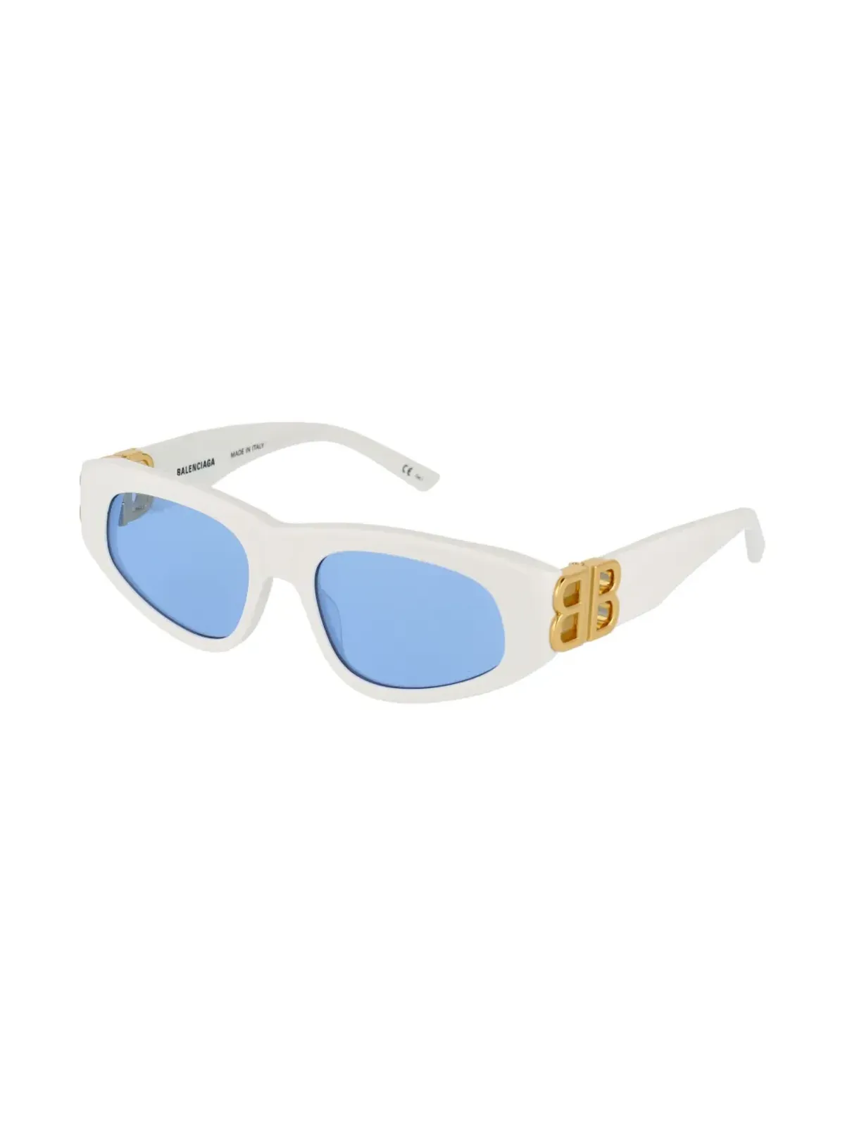 Balenciaga Eyewear Dinasty BB cat-eye frame sunglasses - White - 画像2