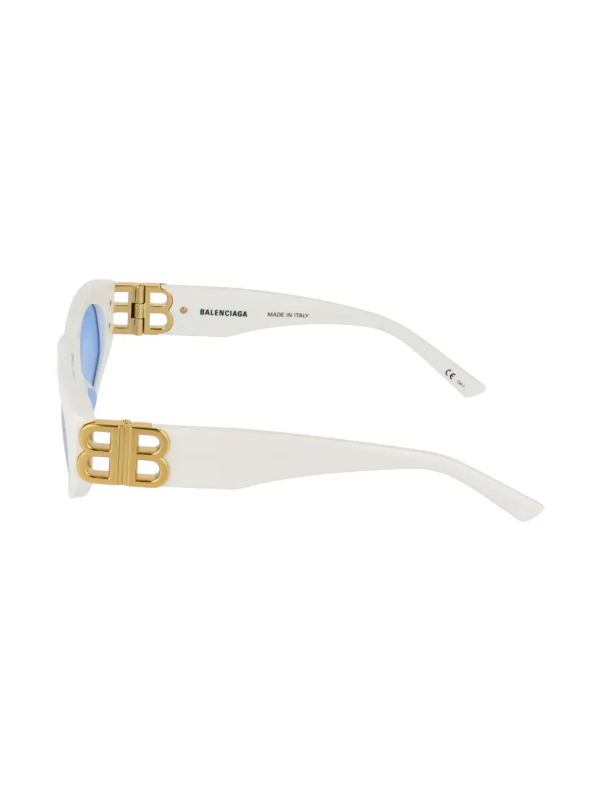 Balenciaga Eyewear Dinasty BB cat-eye frame sunglasses - White - 画像3