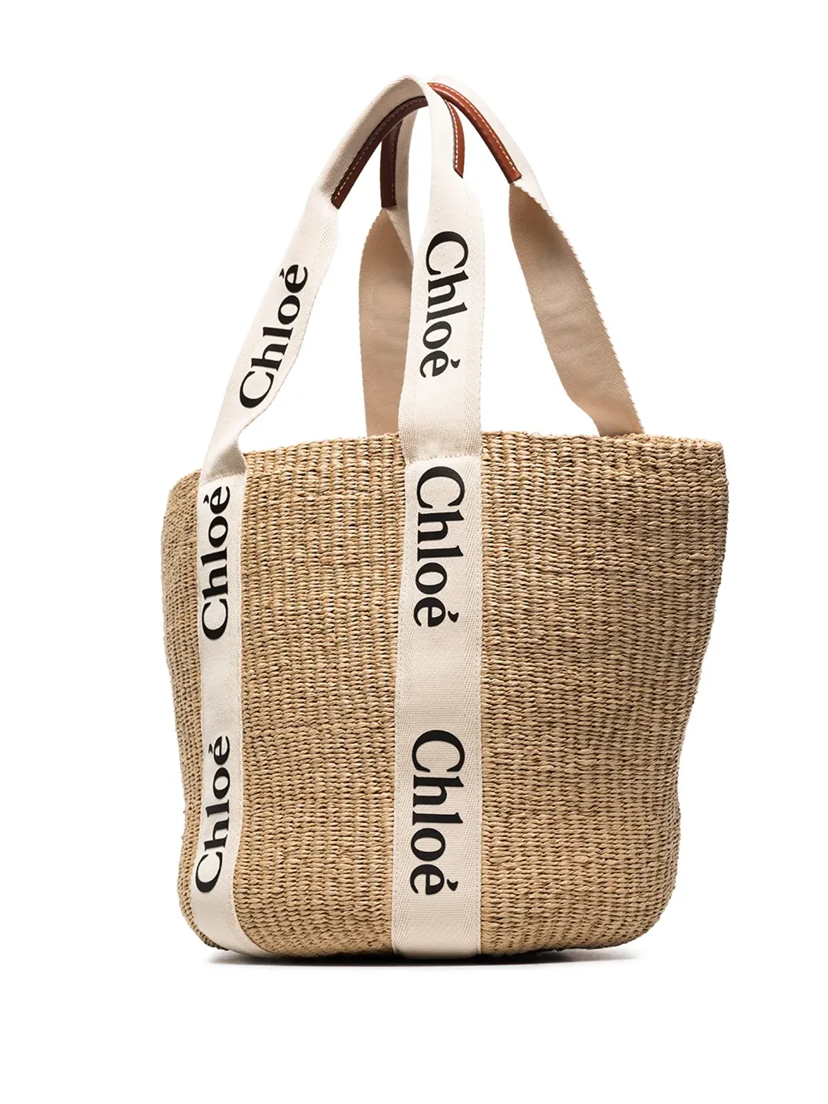Chloé Woody ロゴストラップ トートバッグ - 画像3