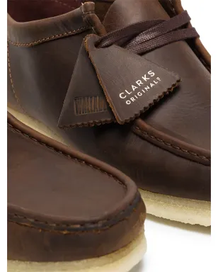 Clarks Originals Wallabee レザー レースアップ ダービーシューズ - サムネイル2