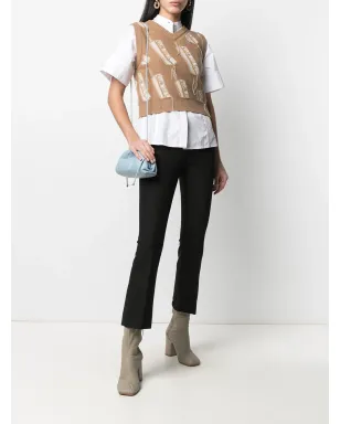 S Max Mara クロップドストレートパンツ - サムネイル2