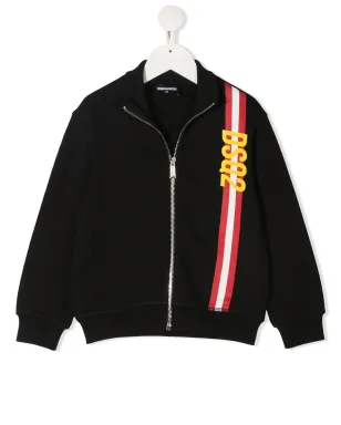 DSQUARED2 KIDS ロゴストライプスウェットシャツ - サムネイル1