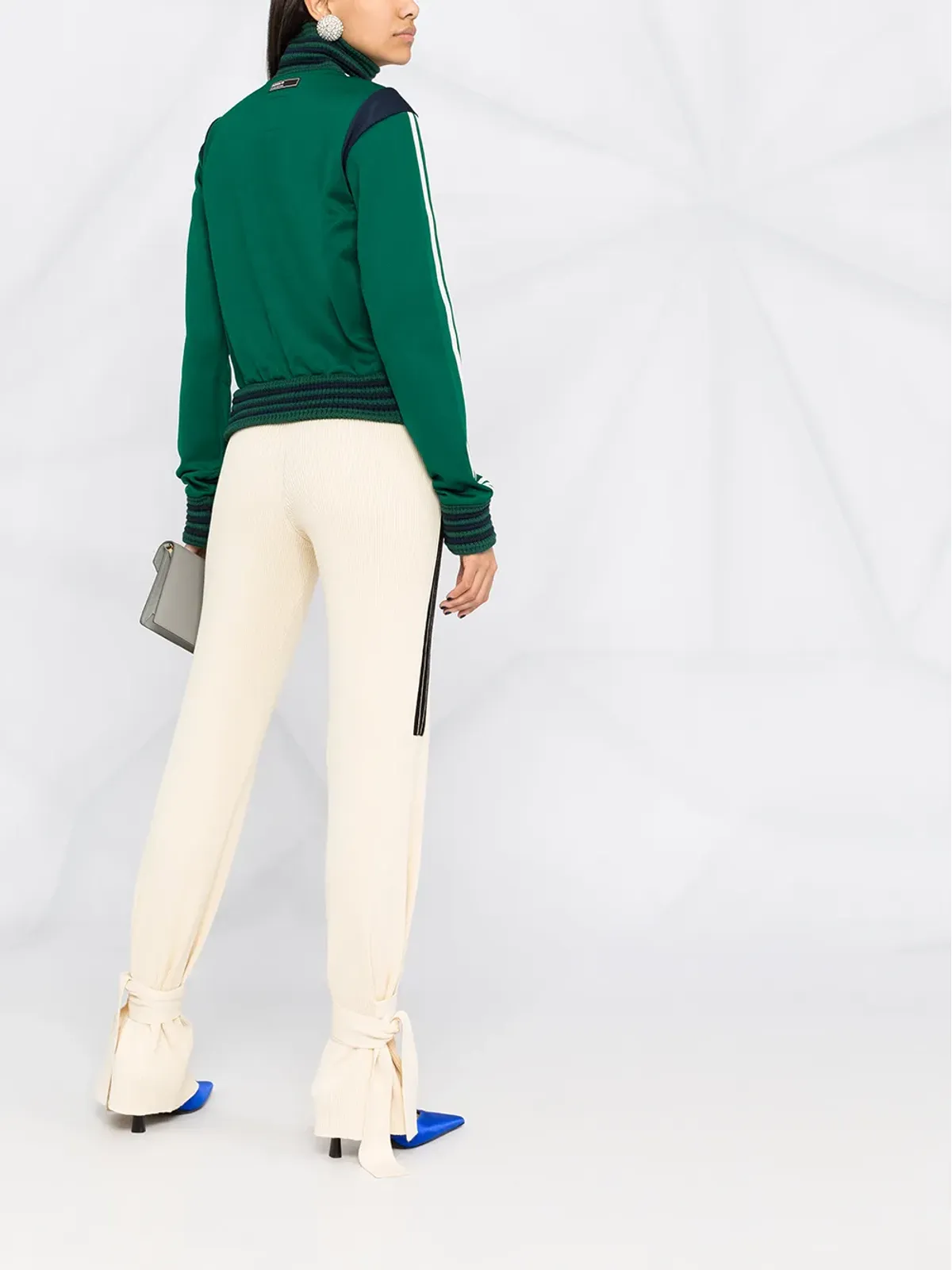 Off-White リブニットパンツ（ハイウエスト） - 画像4