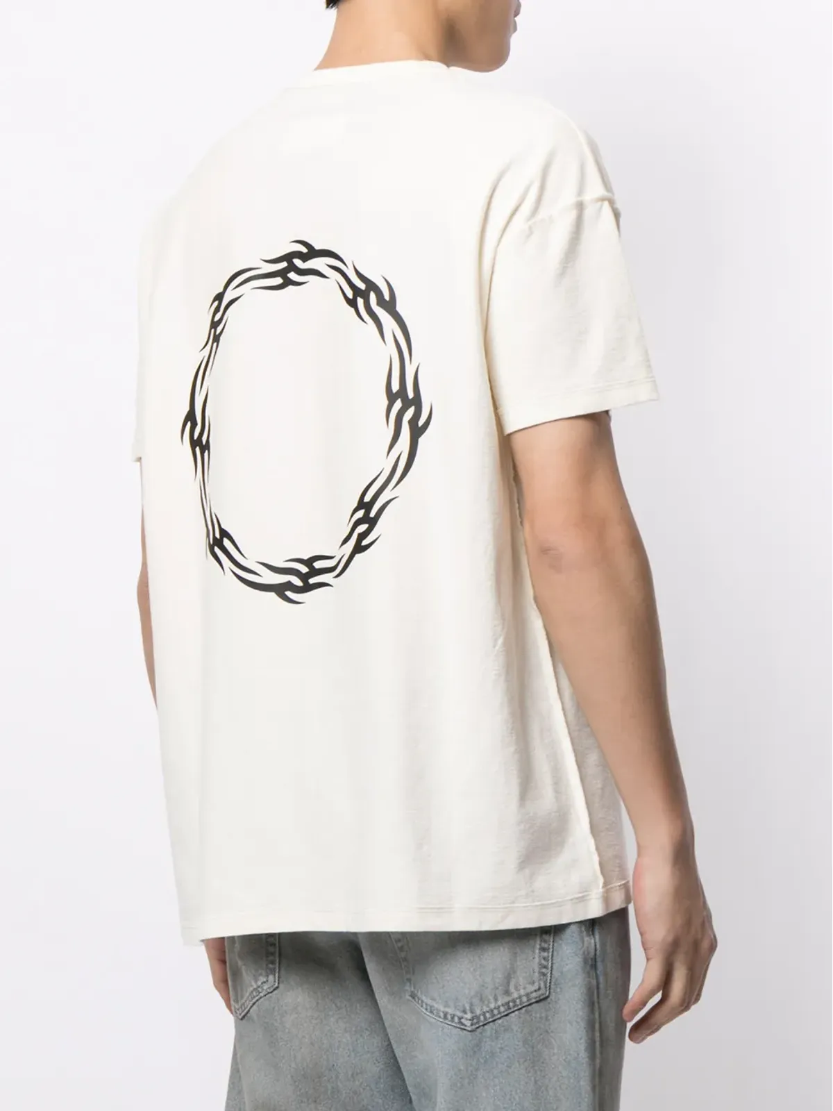 Purple Brand ロゴプリント半袖Tシャツ（ホワイト） - 画像4