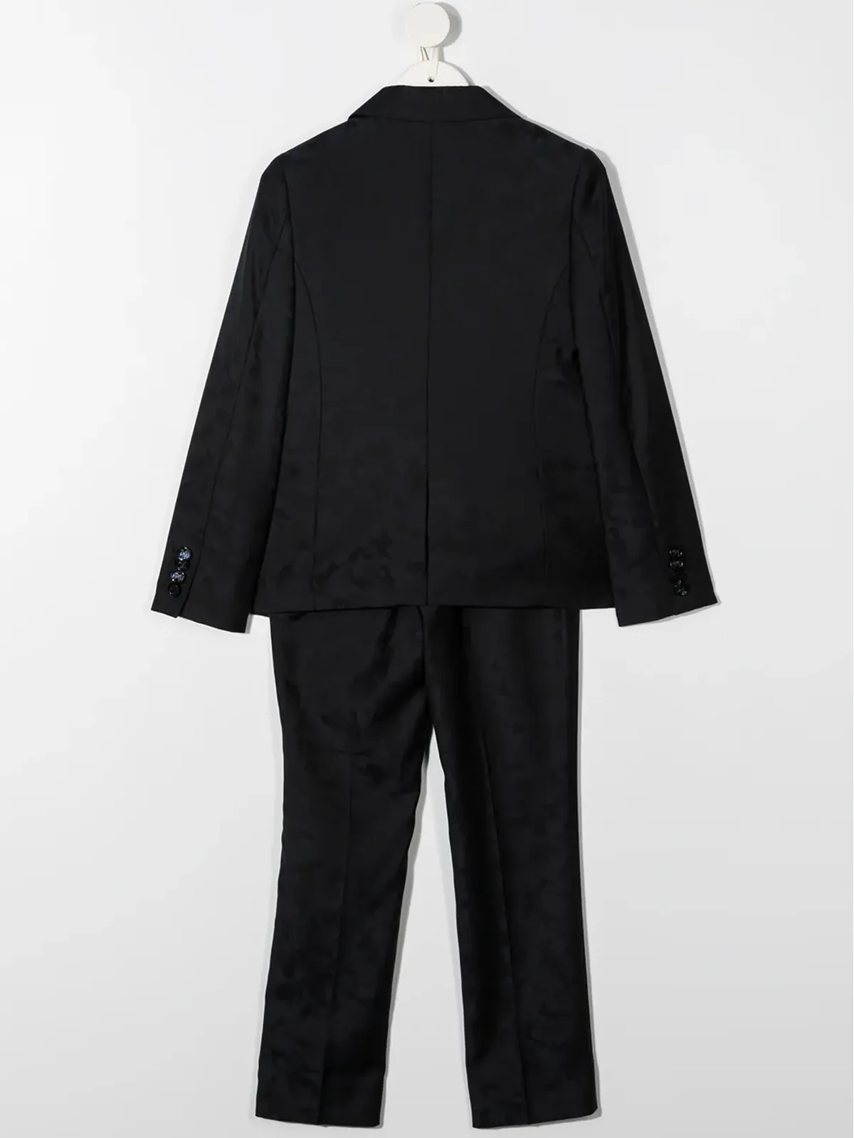 Dolce & Gabbana Kids ジャガード織のシングルブレスト2ピーススーツ - 画像2