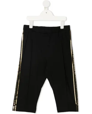 Balmain Kids TEEN サイドストライプショーツ ブラック - サムネイル1