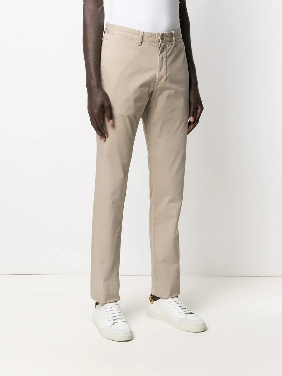 Polo Ralph Lauren ロゴパッチストレートレッグパンツ - 画像3