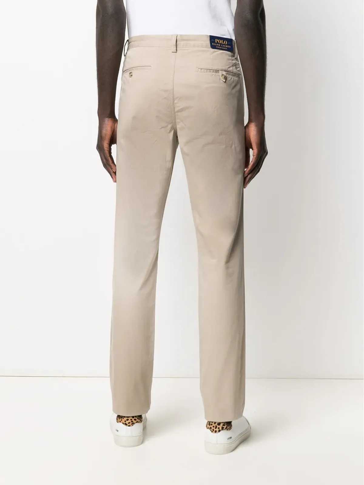 Polo Ralph Lauren ロゴパッチストレートレッグパンツ - 画像4
