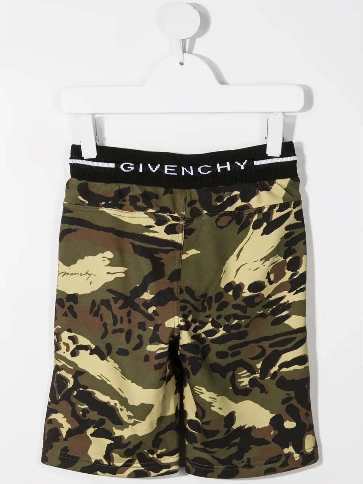 Givenchy Kids カモフラージュ柄トラックショーツ - 画像2