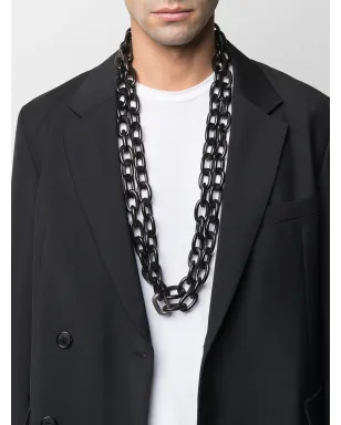 Parts of Four organic link chain - Black - サムネイル2