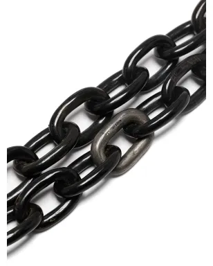 Parts of Four organic link chain - Black - サムネイル3