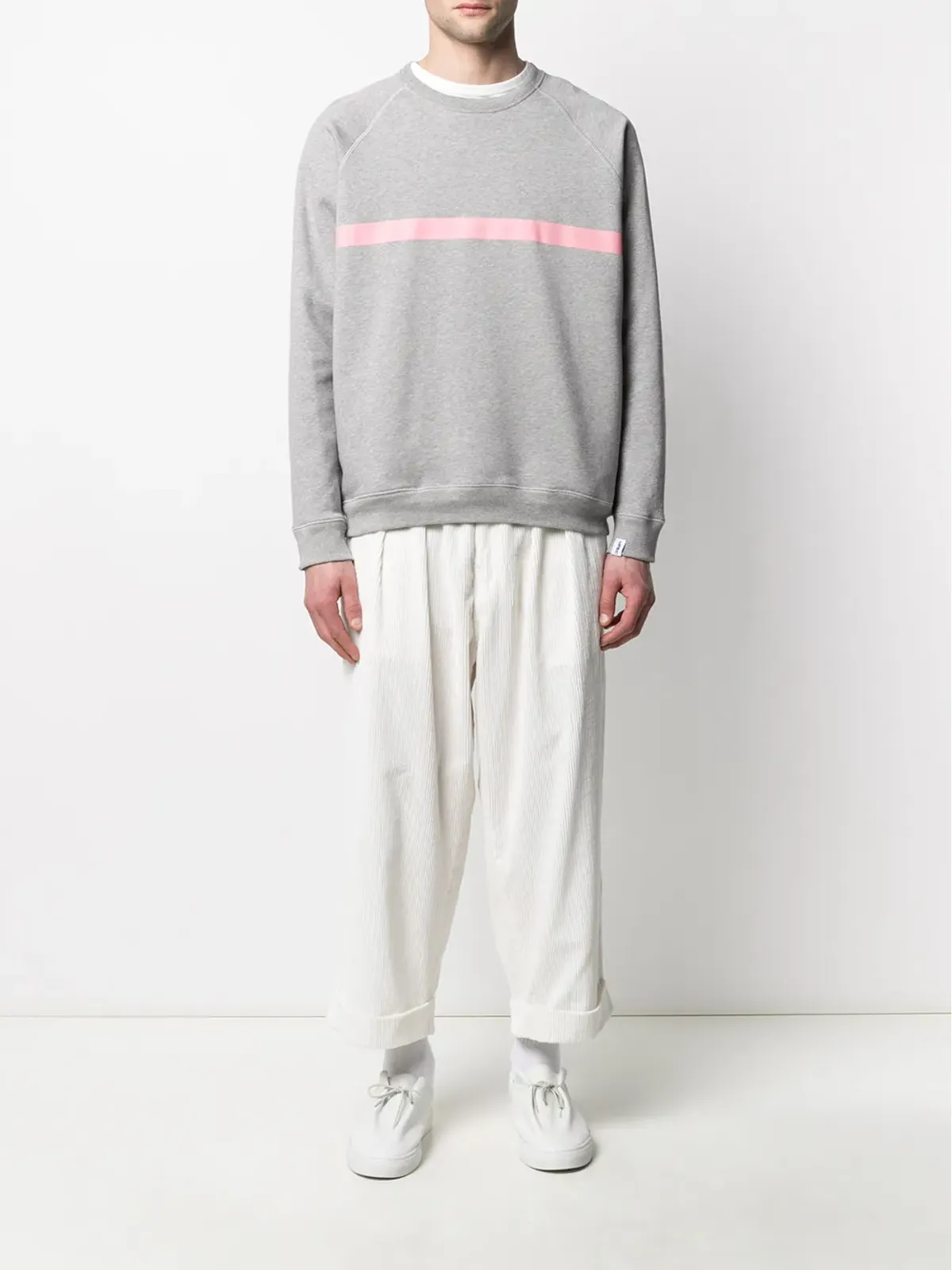 Mackintosh ストライプディテール スウェットシャツ - 画像2