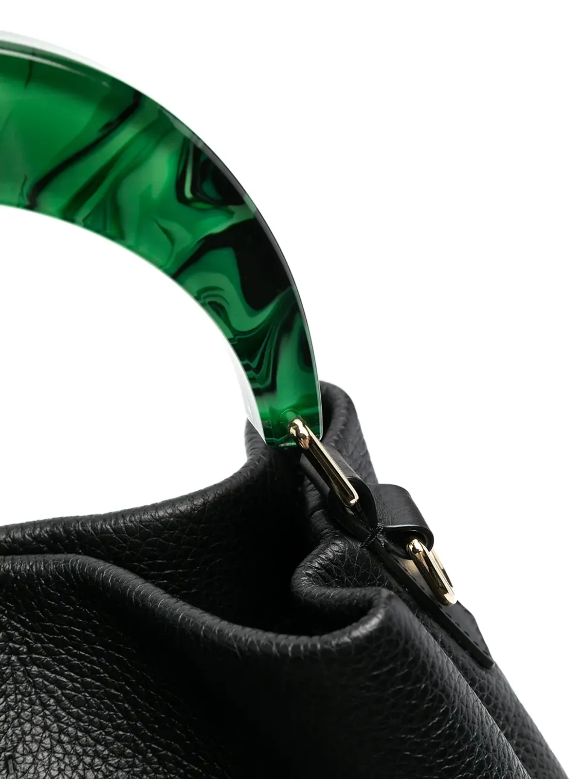 Marni ヴェニス レザー トートバッグ - 画像4