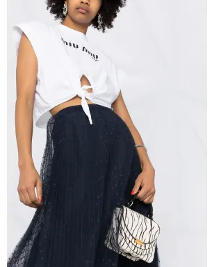 RED Valentino ハイライズフレアミディスカート - サムネイル3