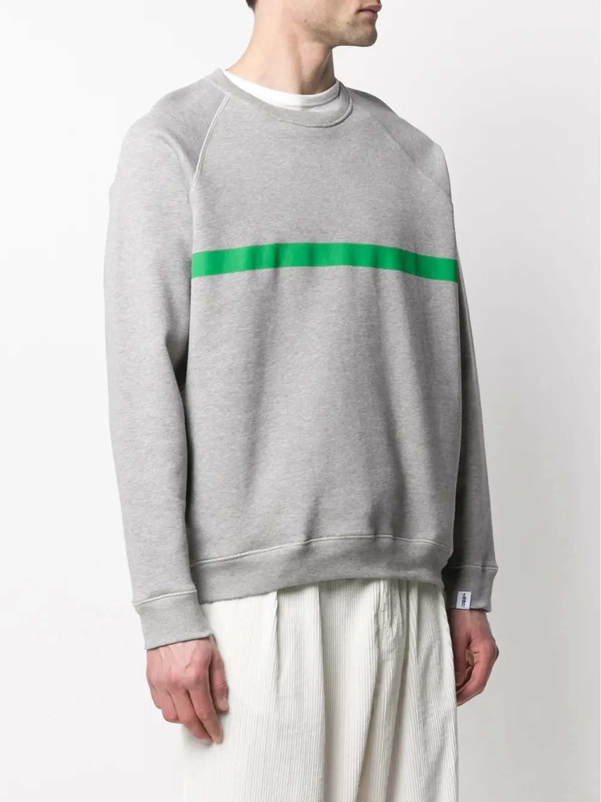 Mackintosh 横縞クルーネック スウェットシャツ - 画像3