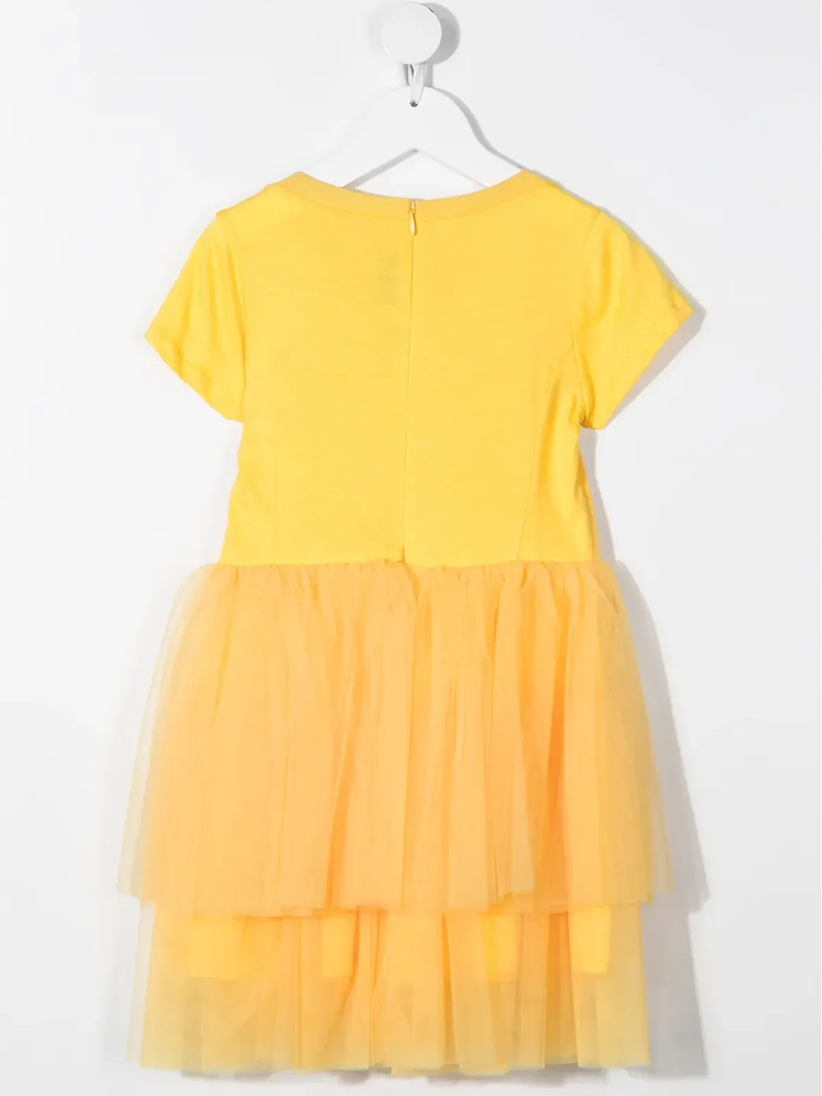 Simonetta フリル付き半袖Tシャツドレス - イエロー - 画像2