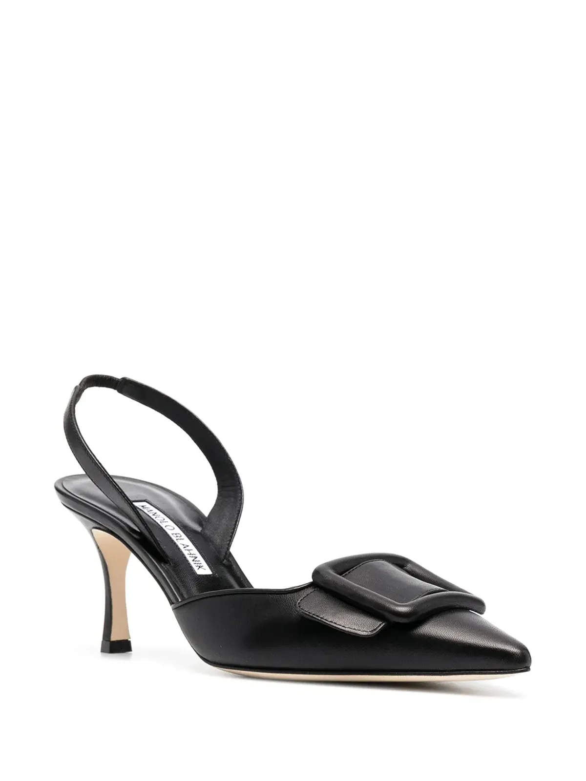 Manolo Blahnik バックルディテール スリングバックパンプス - 画像2