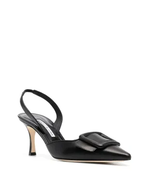 Manolo Blahnik バックルディテール スリングバックパンプス - サムネイル2