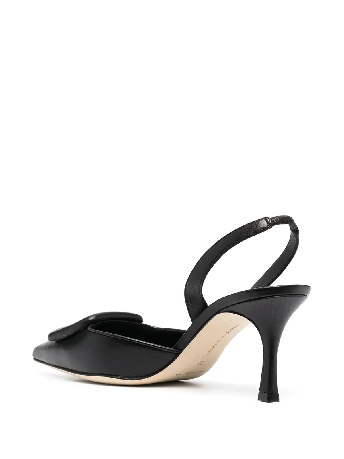 Manolo Blahnik バックルディテール スリングバックパンプス - 画像3