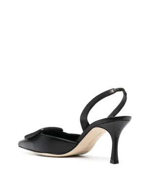 Manolo Blahnik バックルディテール スリングバックパンプス - サムネイル3