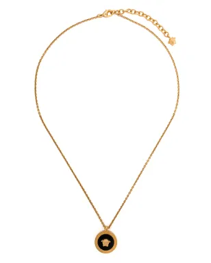 Versace メデューサ ペンダントネックレス - ゴールド - サムネイル3