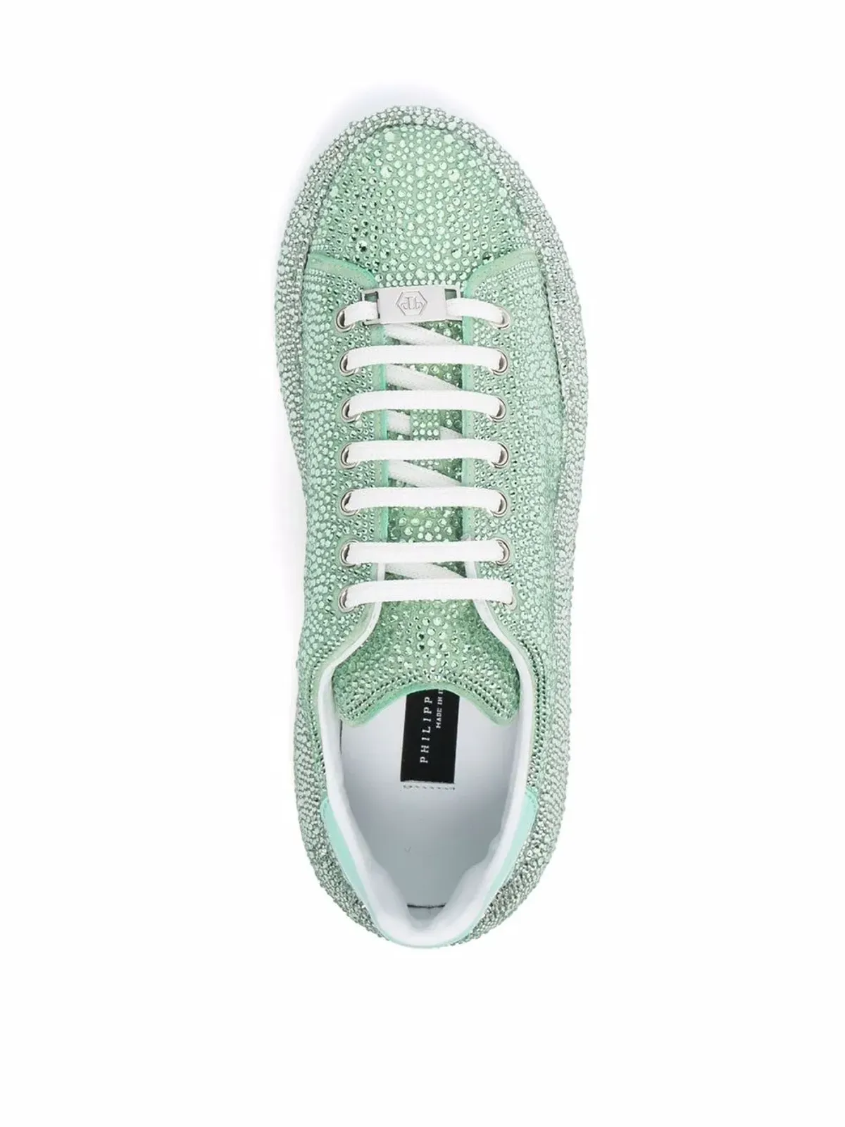 Philipp Plein ランナークリスタル ローカットスニーカー - 画像4