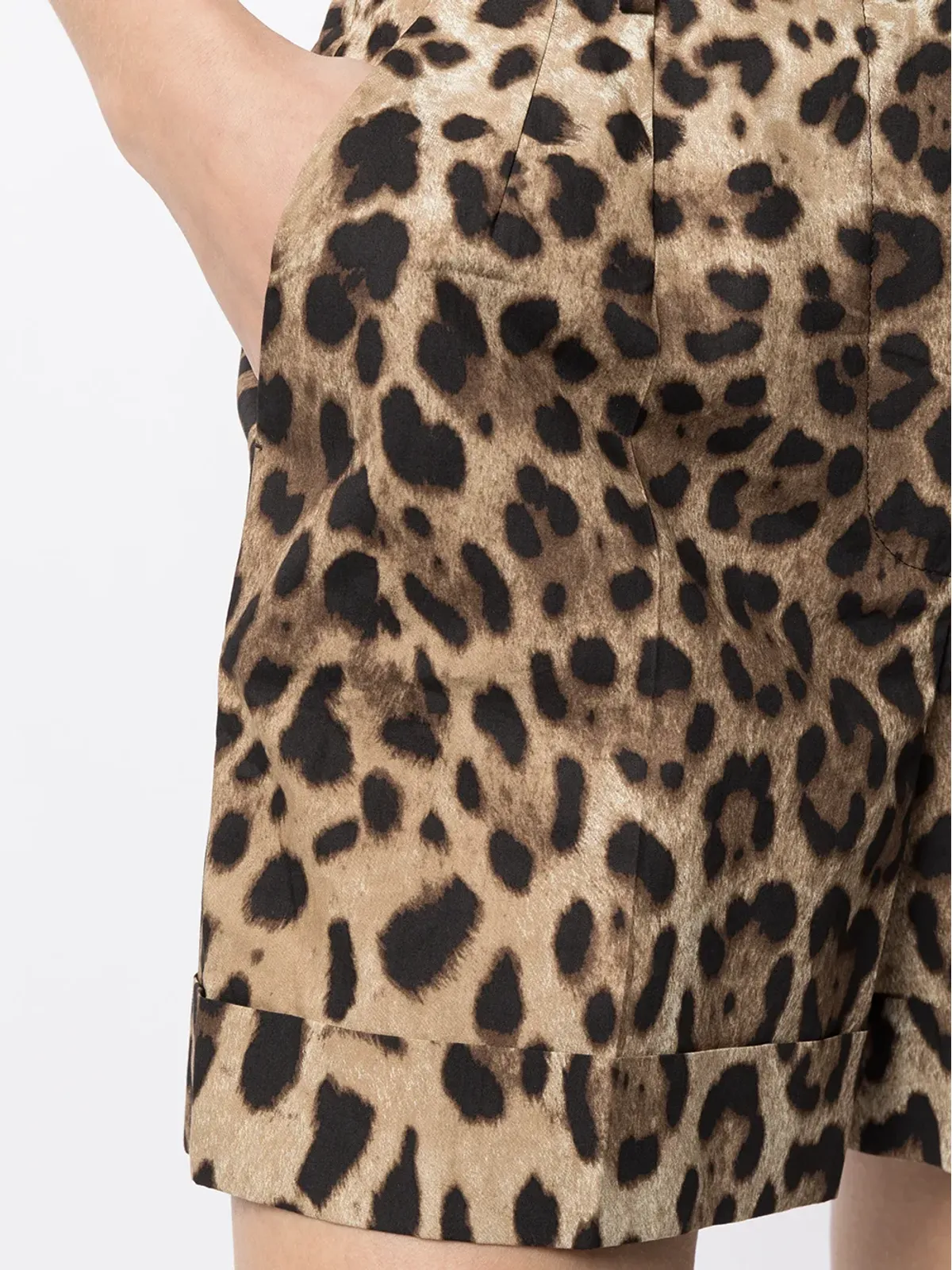 Dolce & Gabbana レオパード柄 テーラードショーツ - 画像5