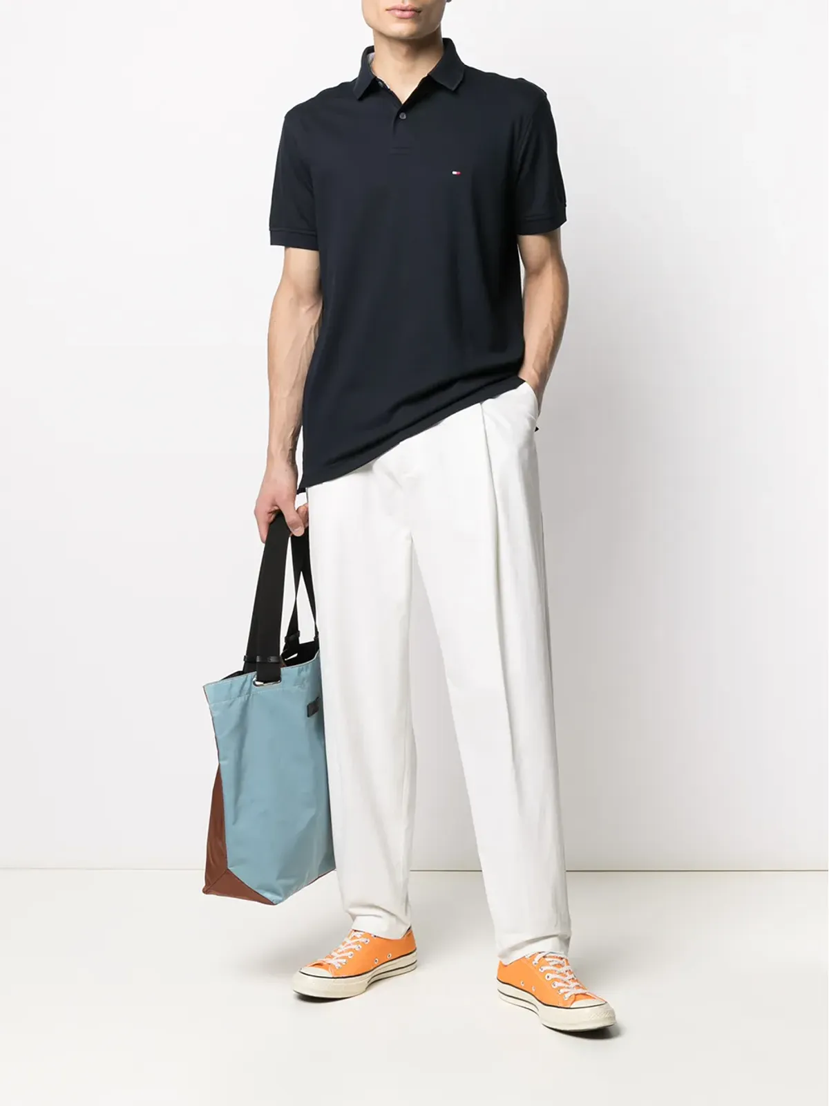 Tommy Hilfiger ロゴパッチ ポロシャツ - 画像2