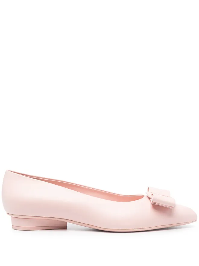 FERRAGAMO Ferragamo Viva ポインテッドパンプス - ピンクの商品画像