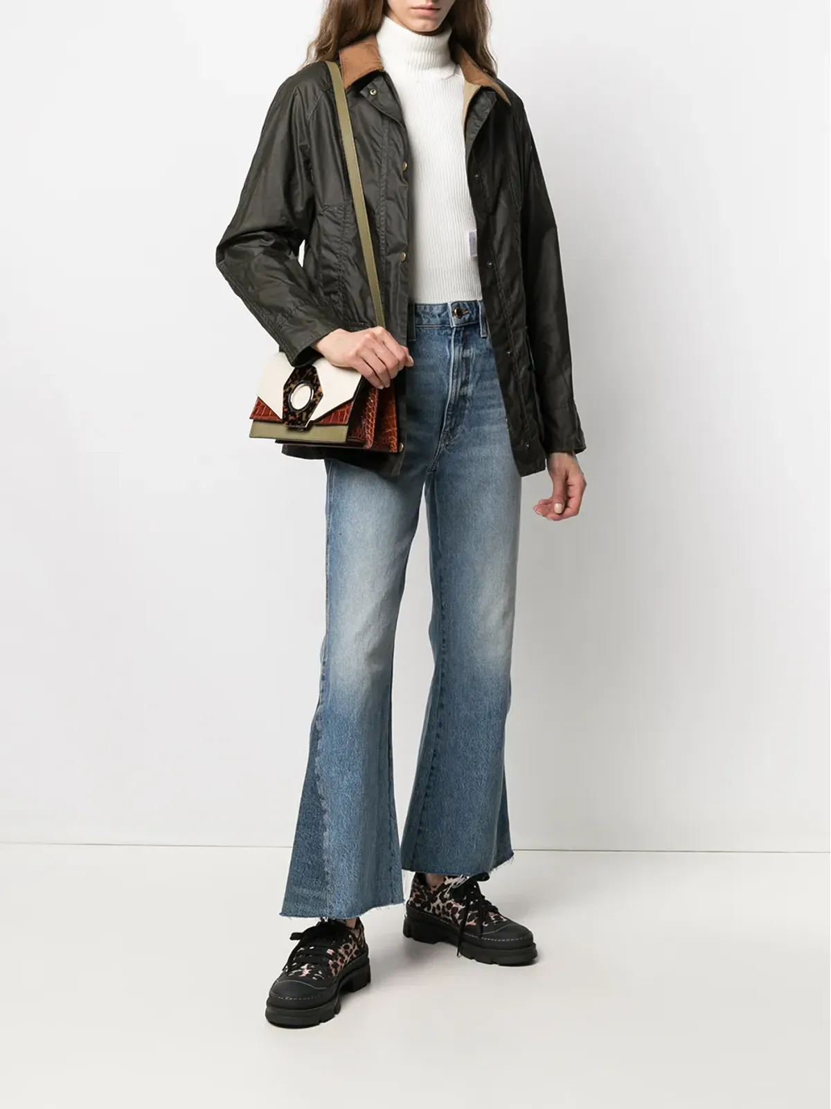 Barbour Beadnell ワックス加工防水ジャケット - 画像2