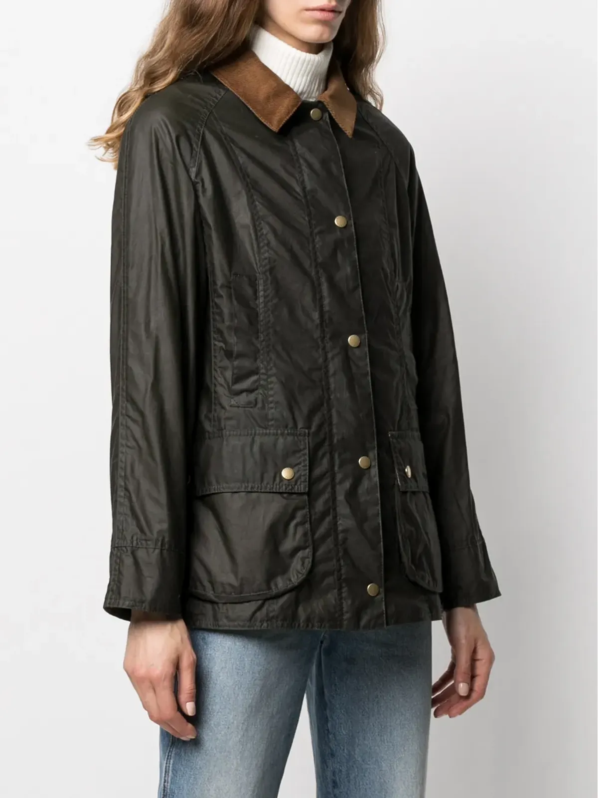 Barbour Beadnell ワックス加工防水ジャケット - 画像3