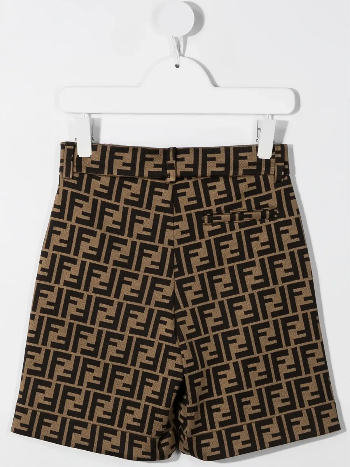 Fendi Kids FFモチーフショーツ - Neutrals - 画像2