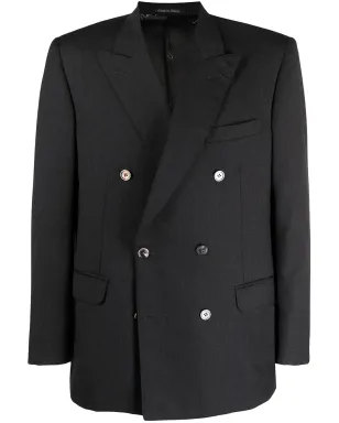 Pierre Cardin Pre-Owned 1980s ピークドラペル ダブルブレスト ブレザー - グレー - サムネイル1