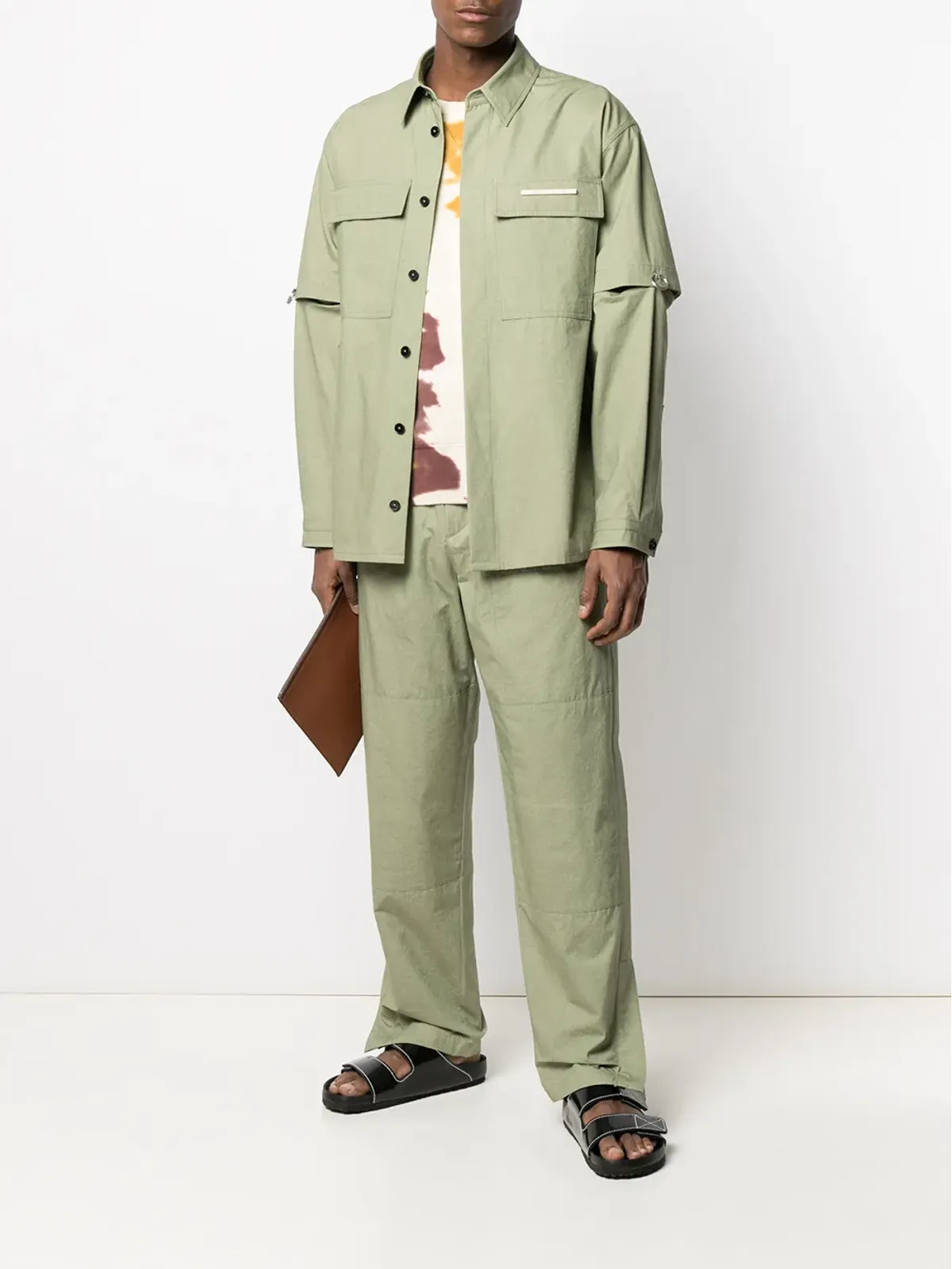 Jil Sander エラスティックコットンパンツ - 画像2