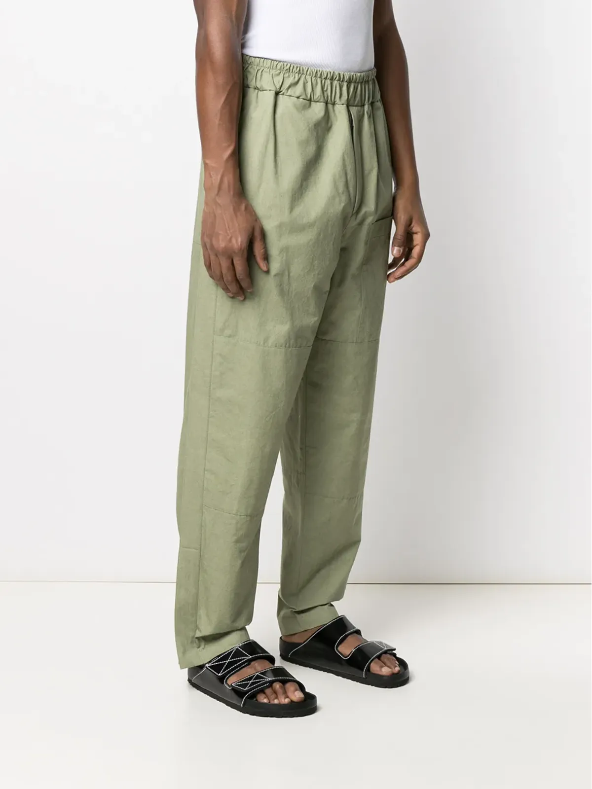 Jil Sander エラスティックコットンパンツ - 画像3