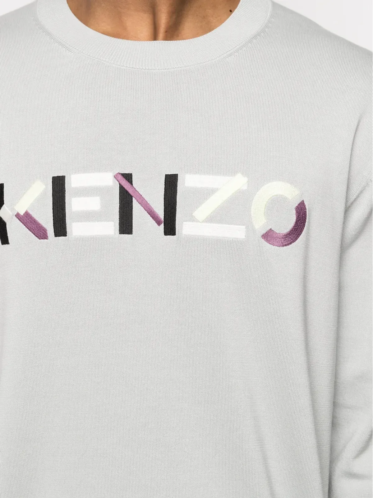 Kenzo ロゴ刺繍入りニットセーター - 画像5