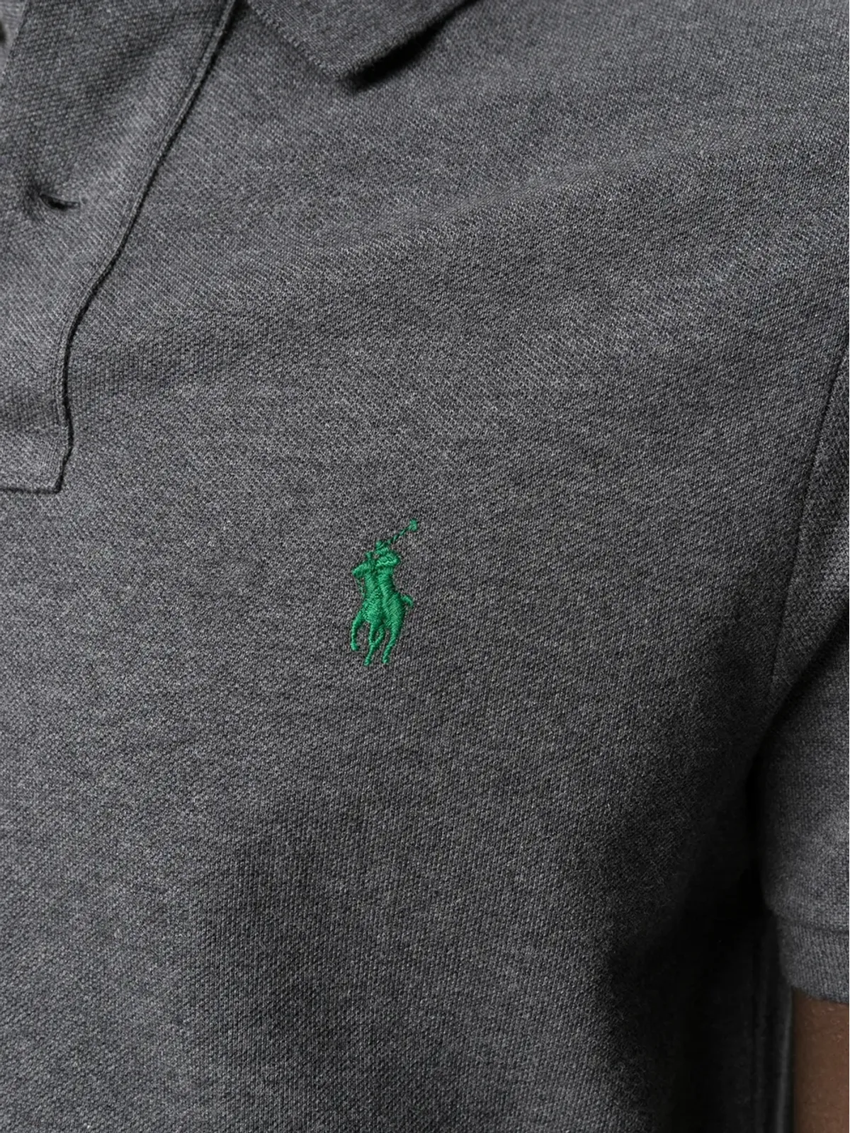 Polo Ralph Lauren ポロシャツ ロゴパッチ 半袖 グレー - 画像5