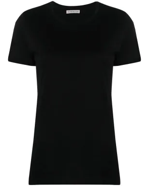 Moncler ロゴパッチ 半袖Tシャツ - ブラック - サムネイル1